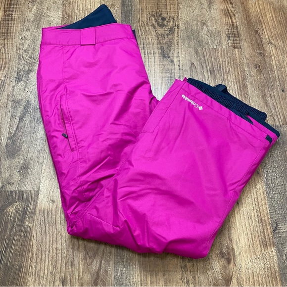 Columbia Pants & Jumpsuits Columbia Omnitech Womens Fuchsia Snow Pants Xl Snowboard Ski